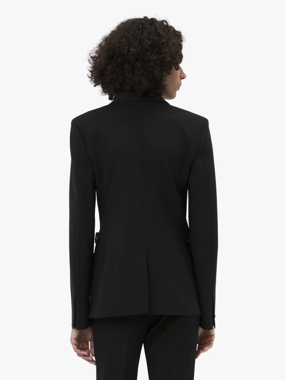 PADLOCK STRAP SINGLE-BREASTED BLAZER - 3