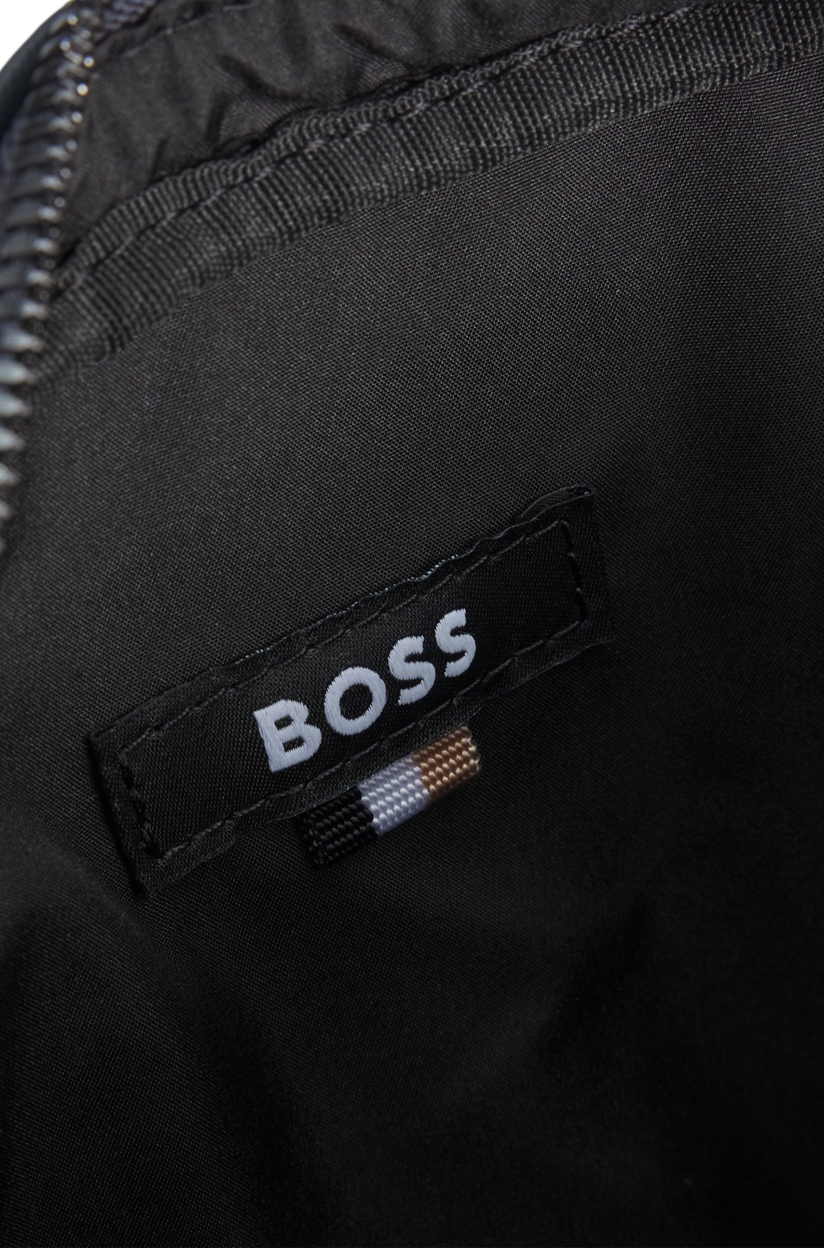 TWILL REPORTER BAG WITH DOUBLE B MONOGRAM - 6