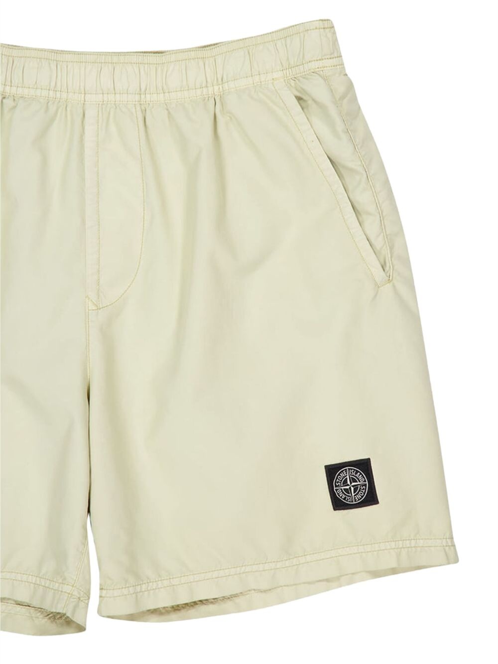 B100B09 logo-patch swim shorts - 3