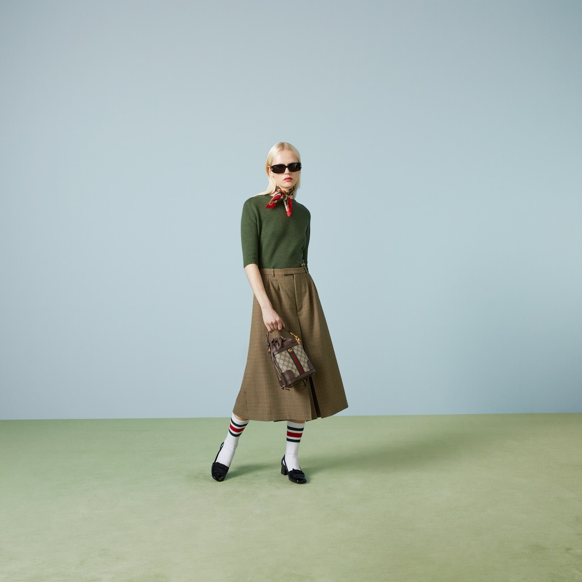 Cashmere top with Horsebit - 2
