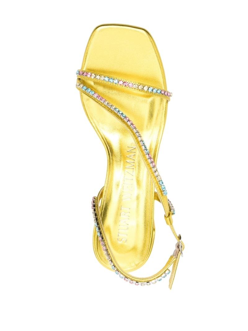 45mm block-heel crystal-embellished sandals - 4