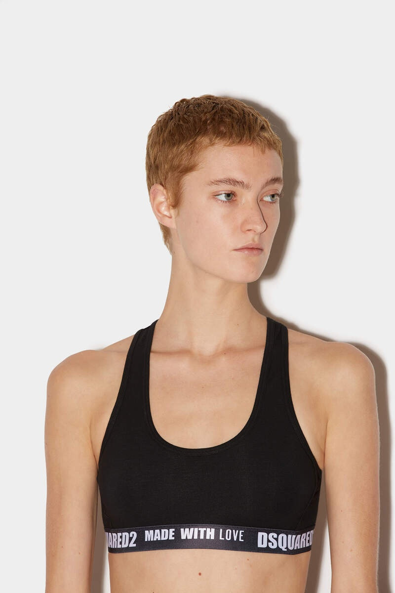DSQUARED2 LOGO SPORT BRA 1