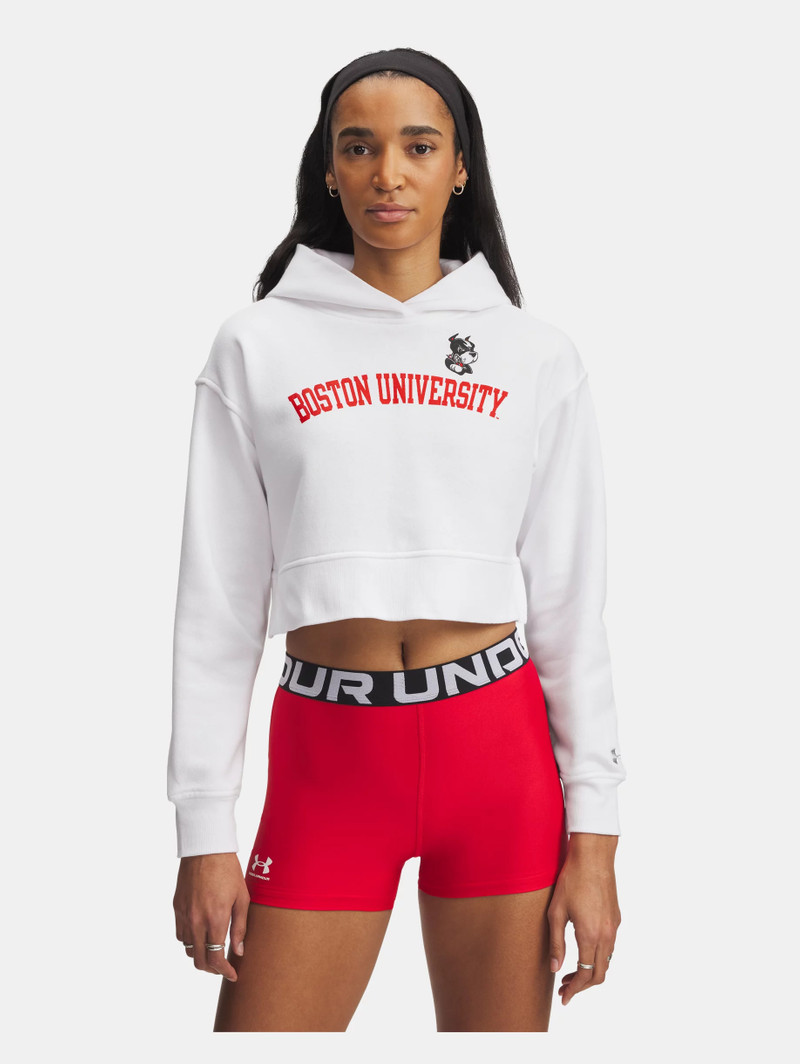 Under Armour Women's UA Rival Fleece Collegiate Cropped Hoodie outlook