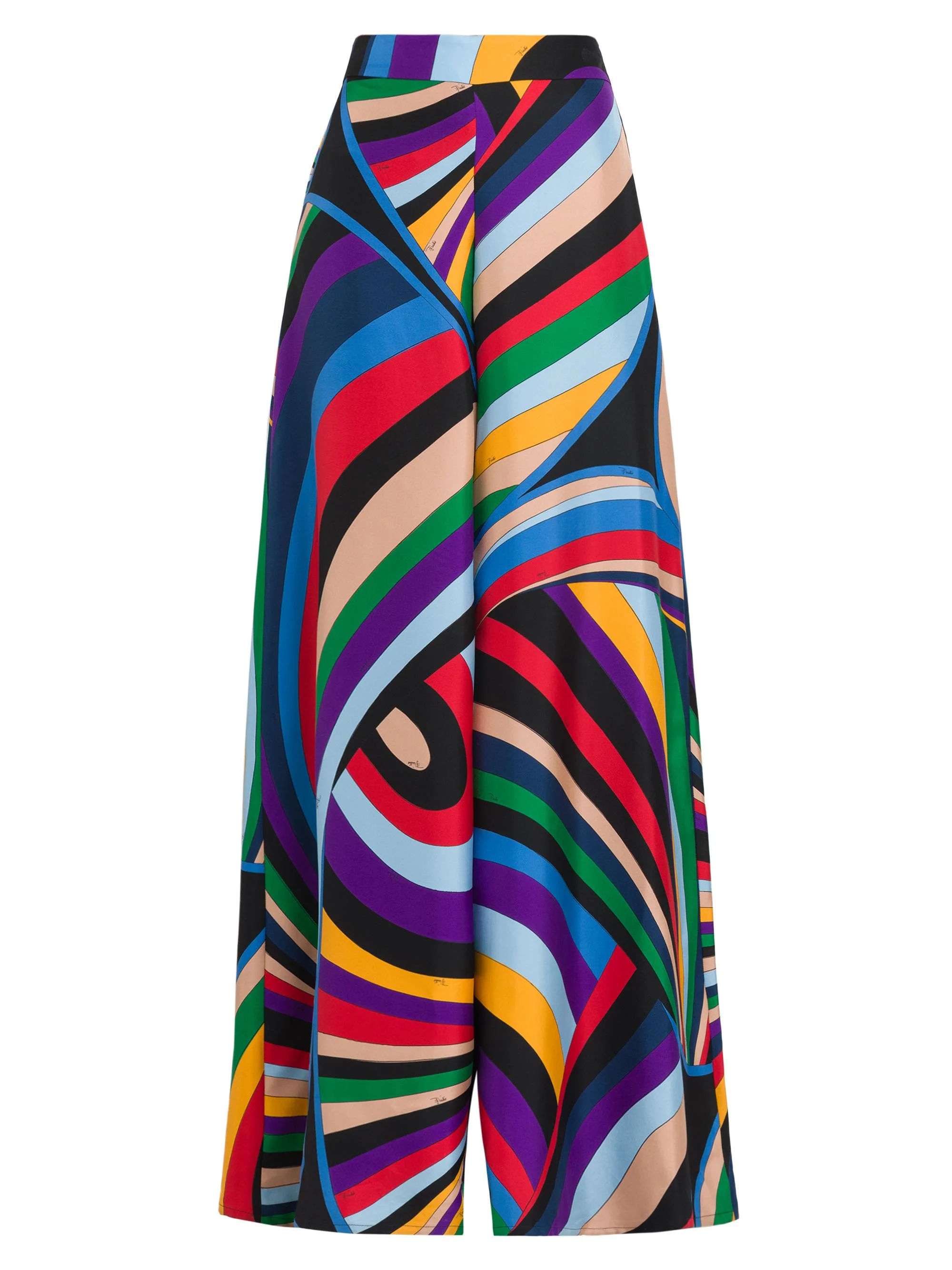 Women's Parade Silk Twill Trousers - Viola Rosso - 1