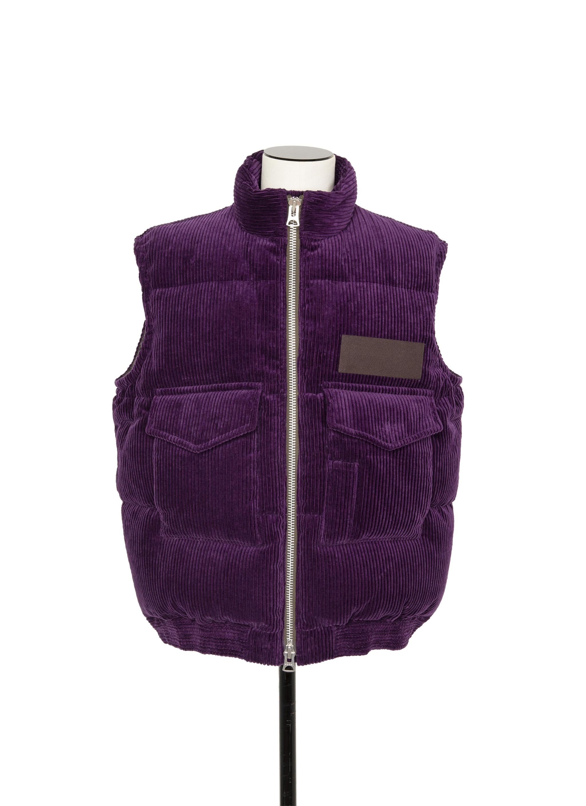 Corduroy Puffer Vest - 2