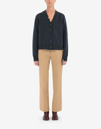 Maison Margiela Destroyed wool cardigan outlook