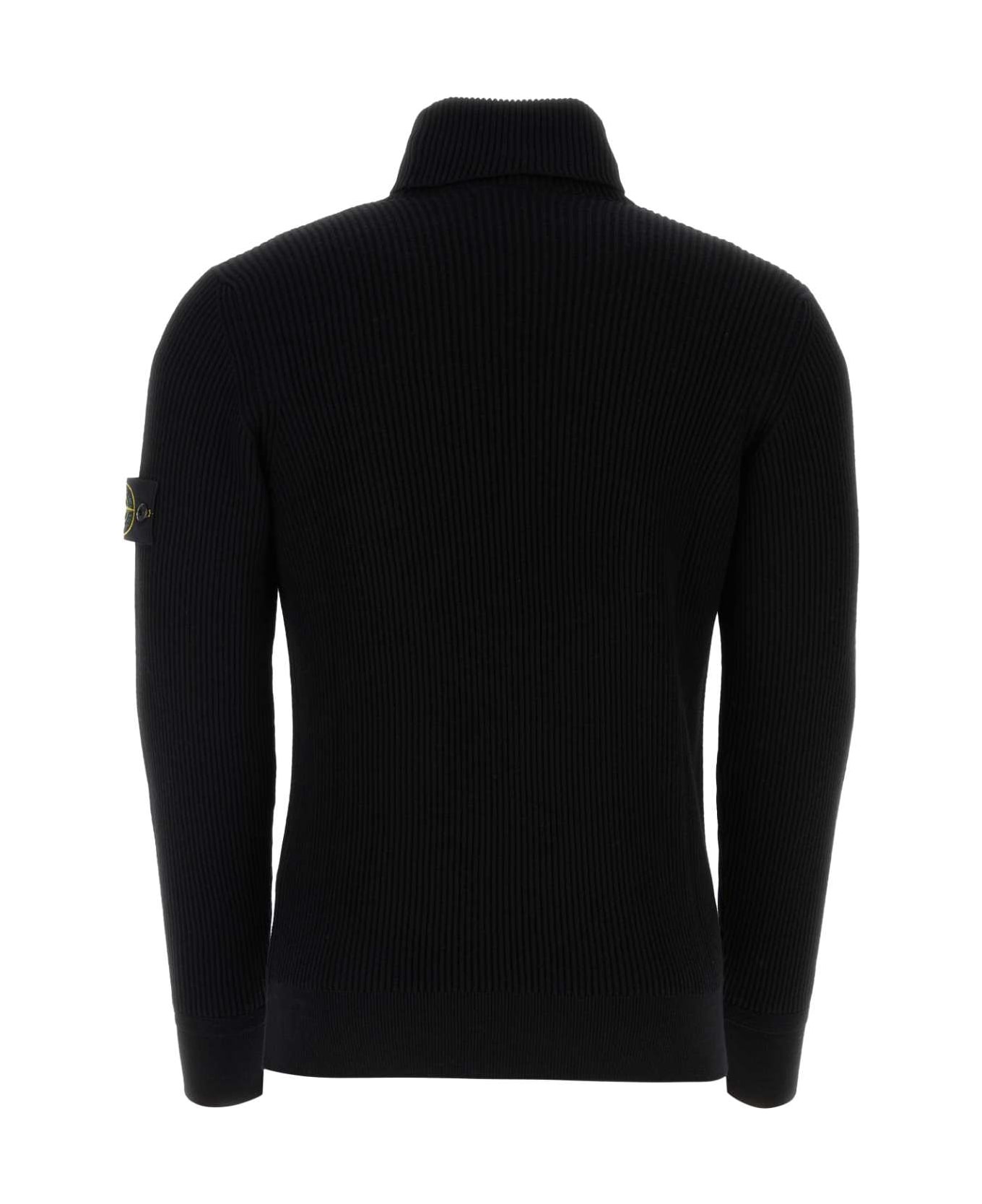 Black Wool Sweater - 2