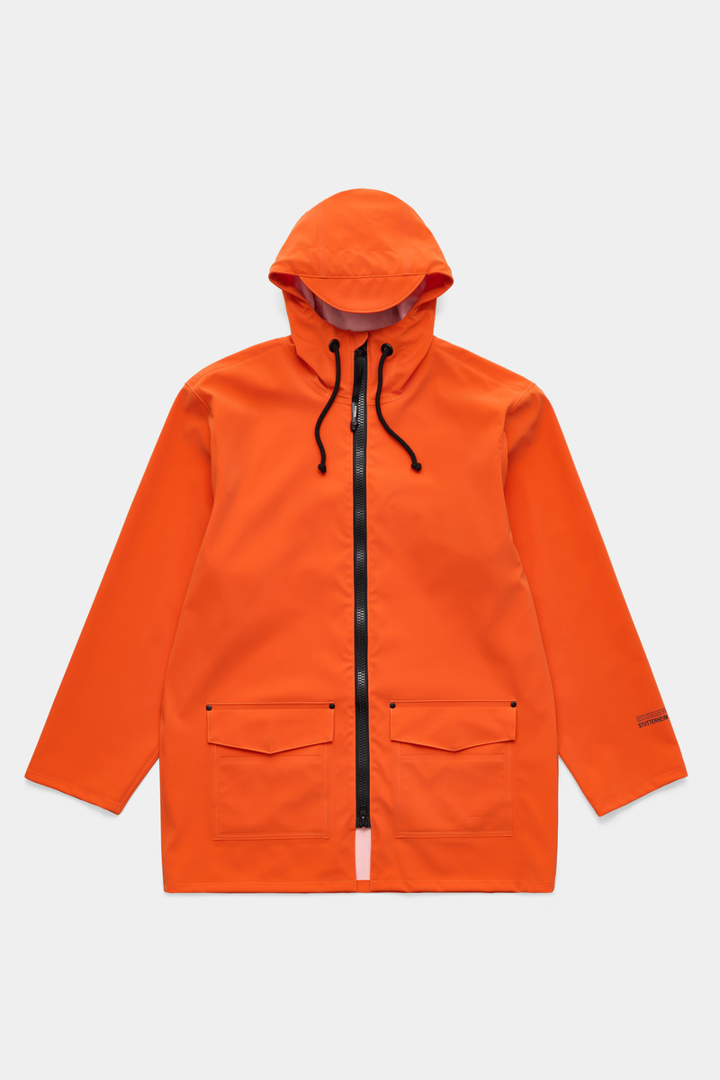 Stockholm Patch Raincoat Pumpkin 4