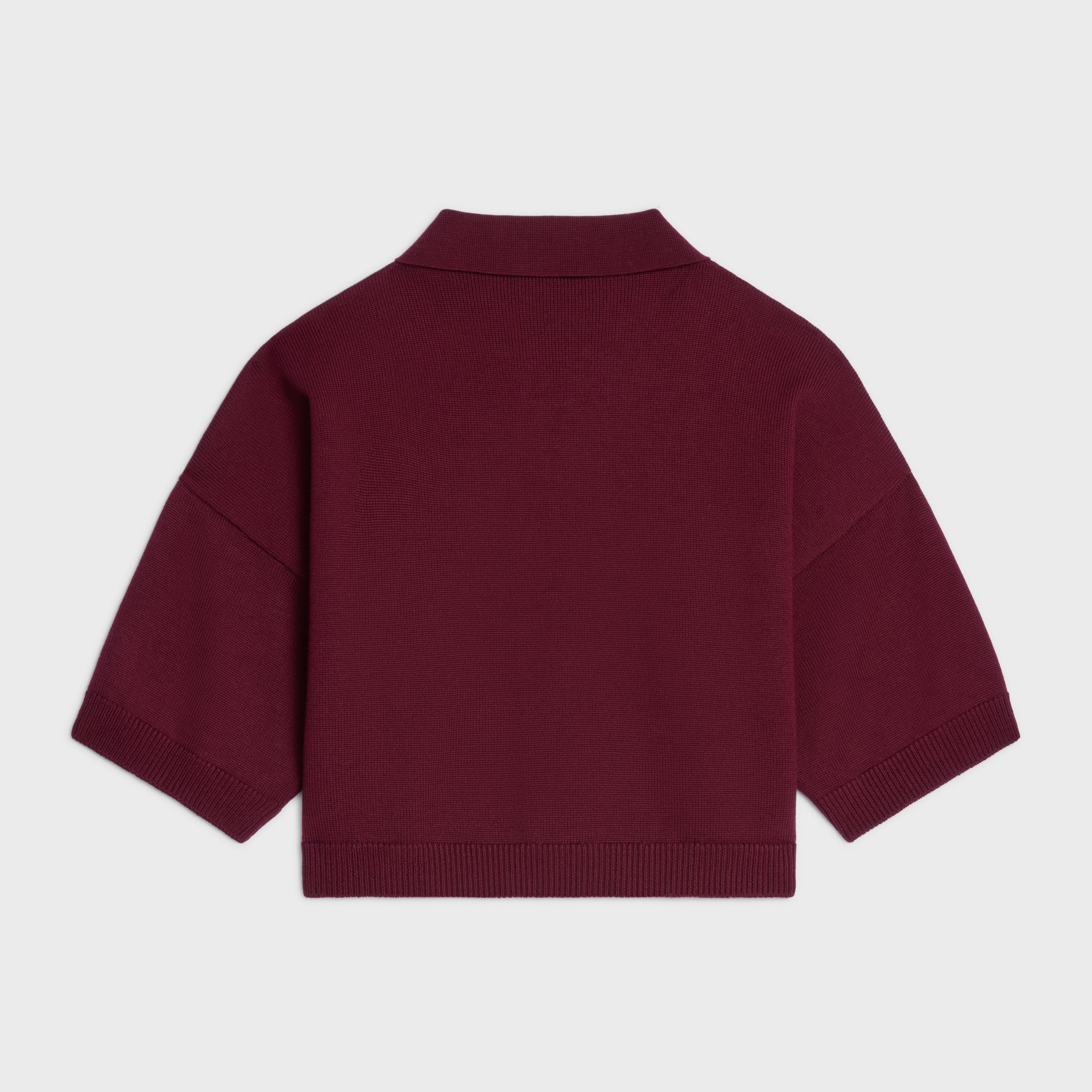 cropped polo IN wool - 2