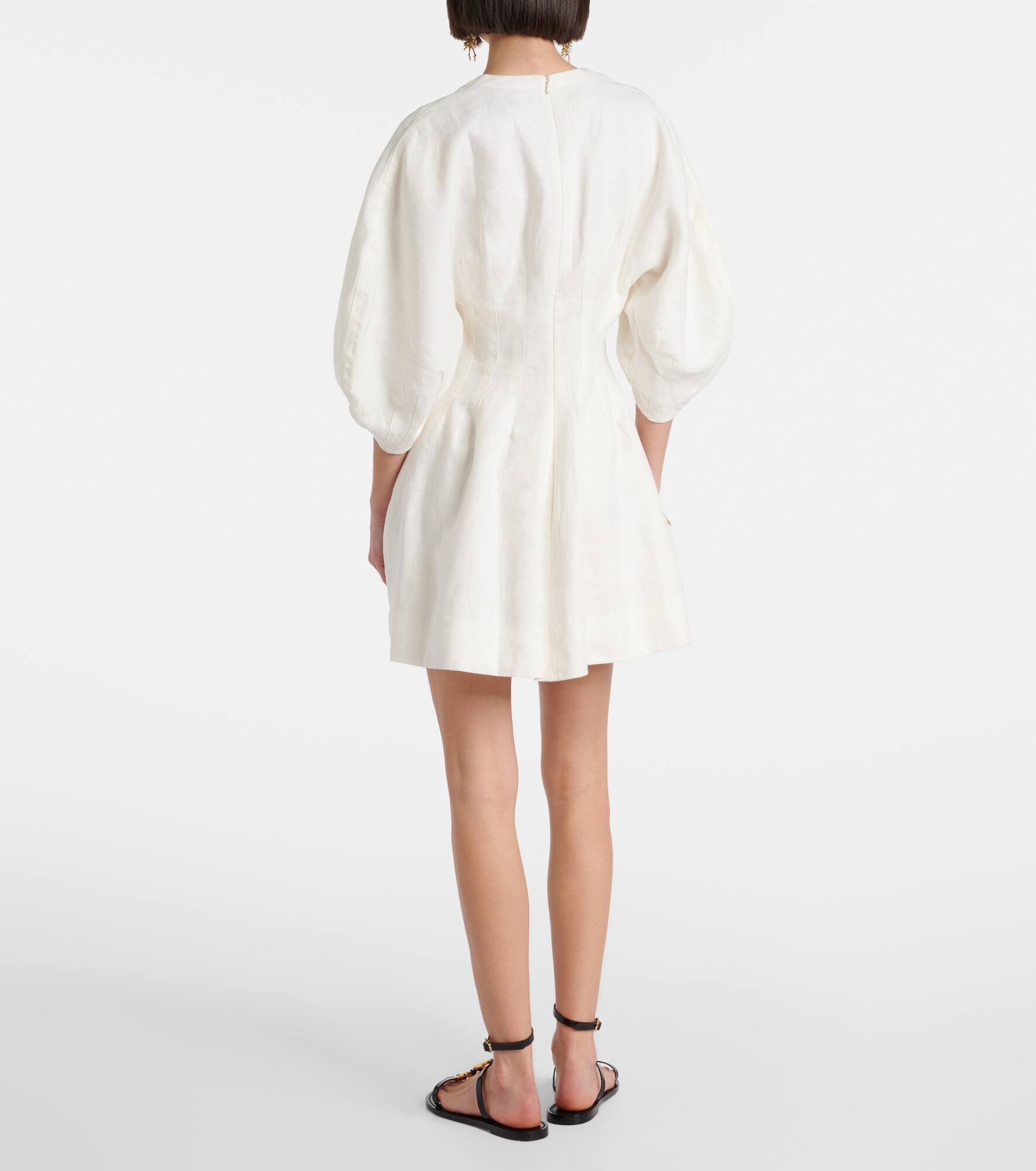 Soleil linen minidress - 3