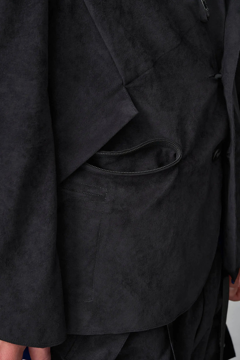 J130-TO Scrim Laced Ultra-Microfiber Blazer 27
