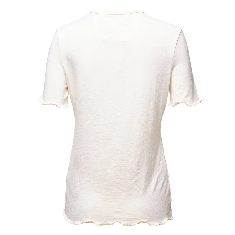 Jil Sander Embroidered Stretch Silk Linen Top outlook