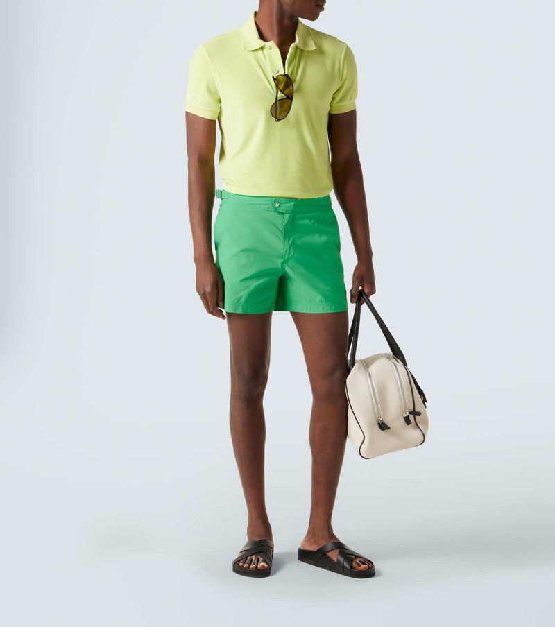 TOM FORD Cotton-blend terry polo shirt outlook