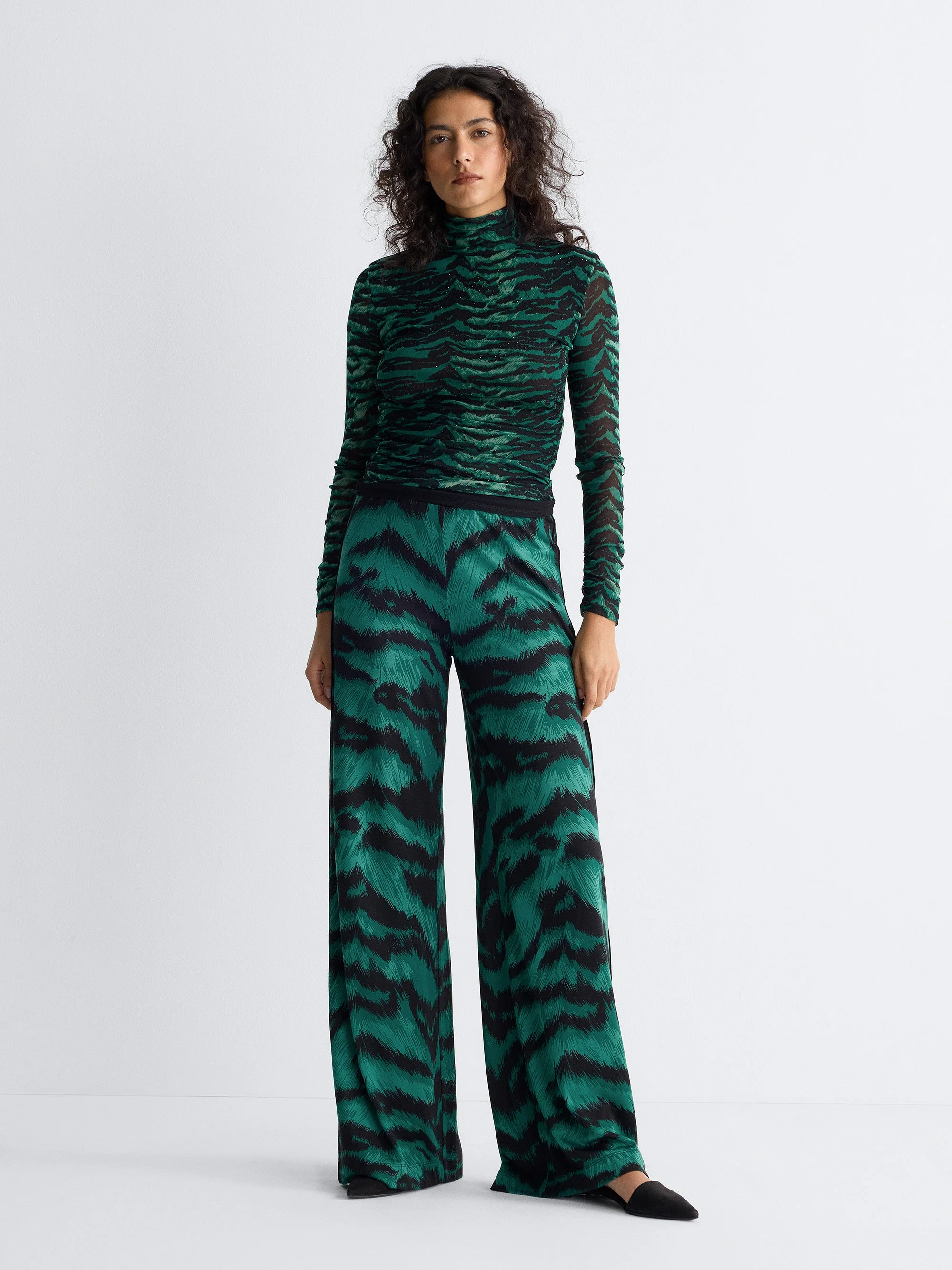 Logan Mesh Turtleneck - 1