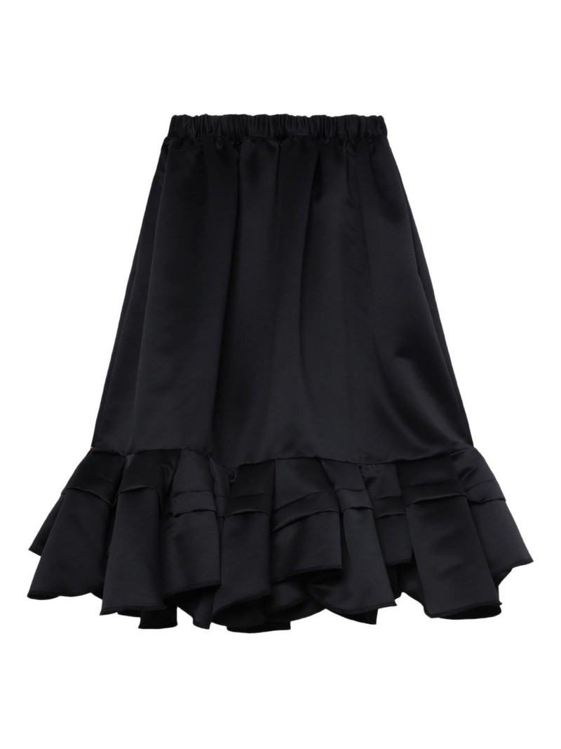 ruffled elastic-waist skirt 1