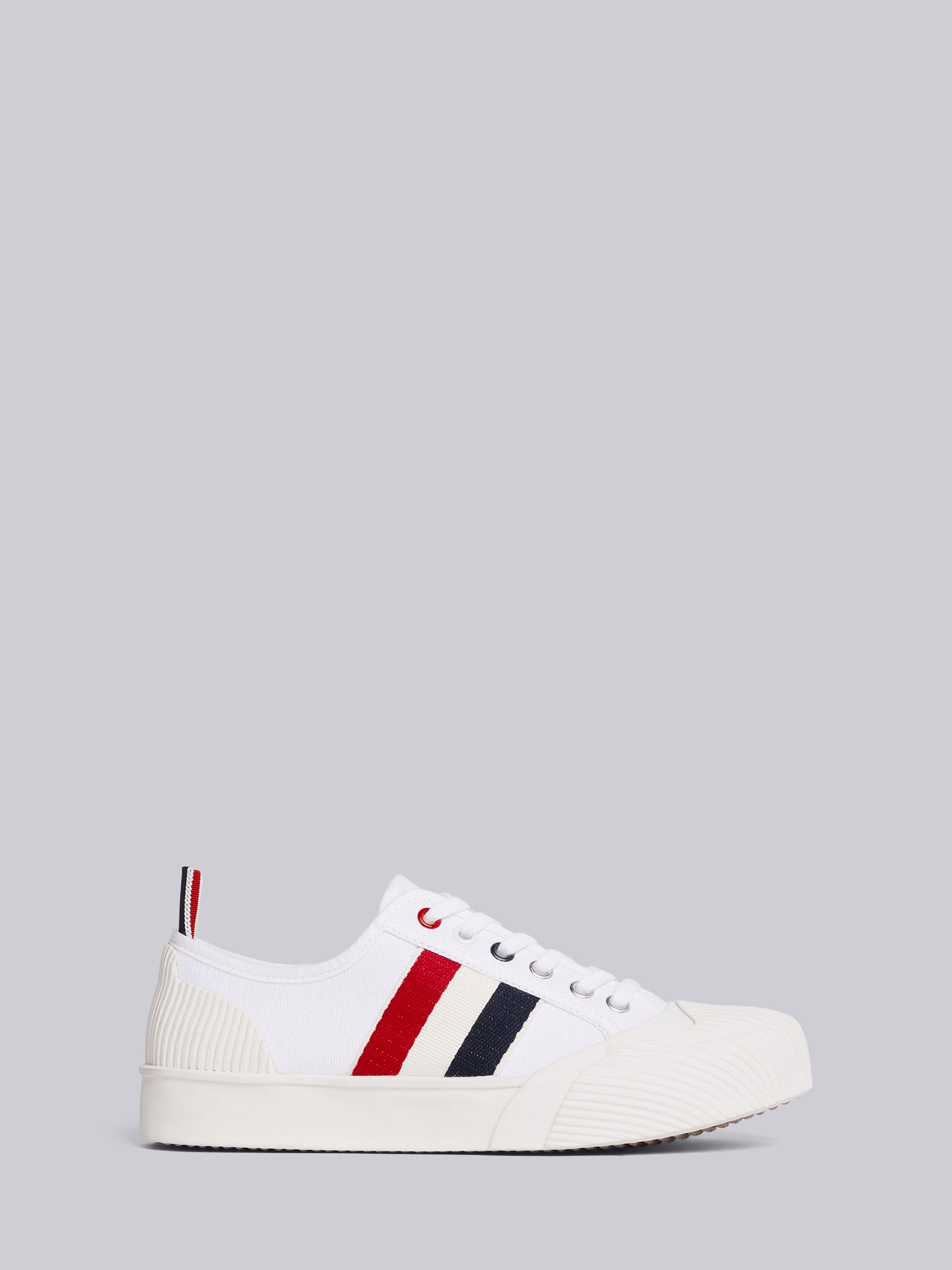 RWB-stripe low-top sneakers - 1