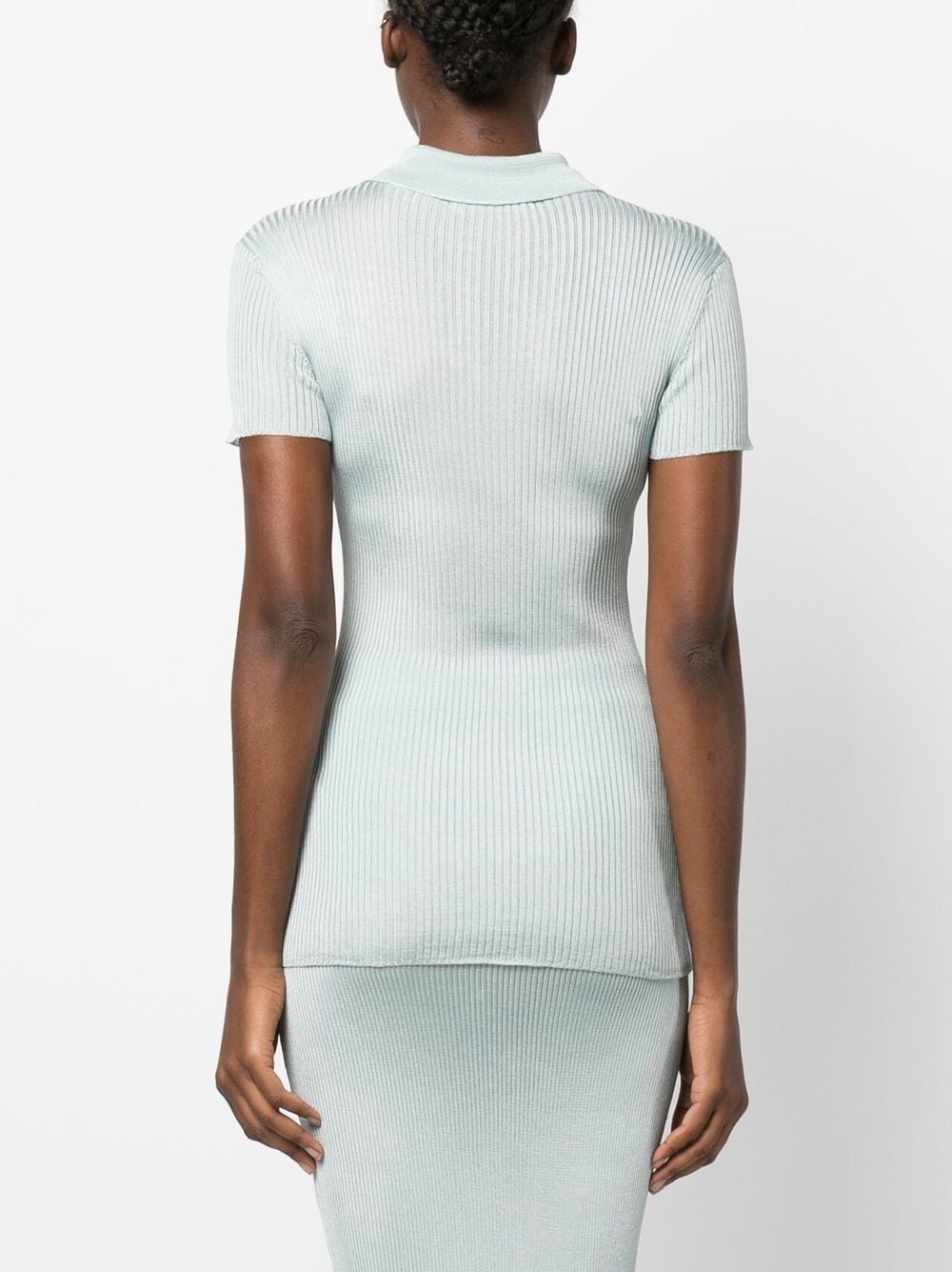 knitted short-sleeve top - 4
