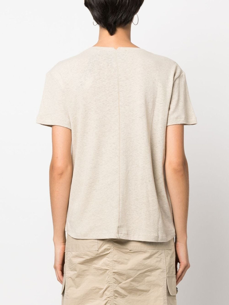 V-neck mélange T-shirt 4