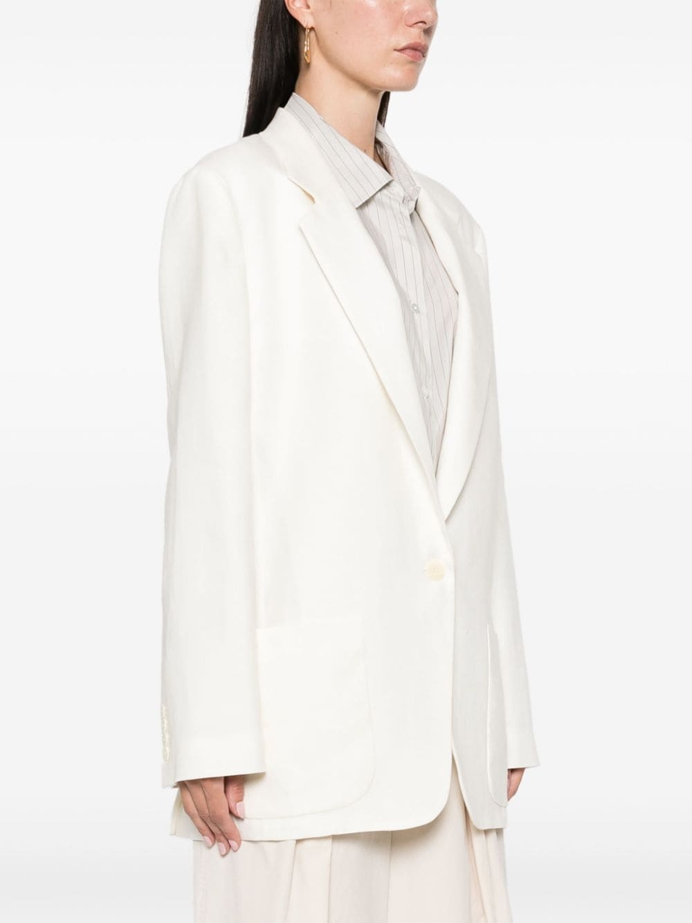 Enza linen blazer - 3