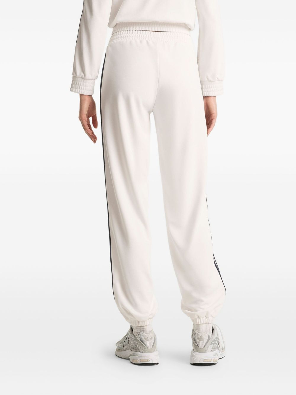side-stripe logo-embroidered joggers - 3