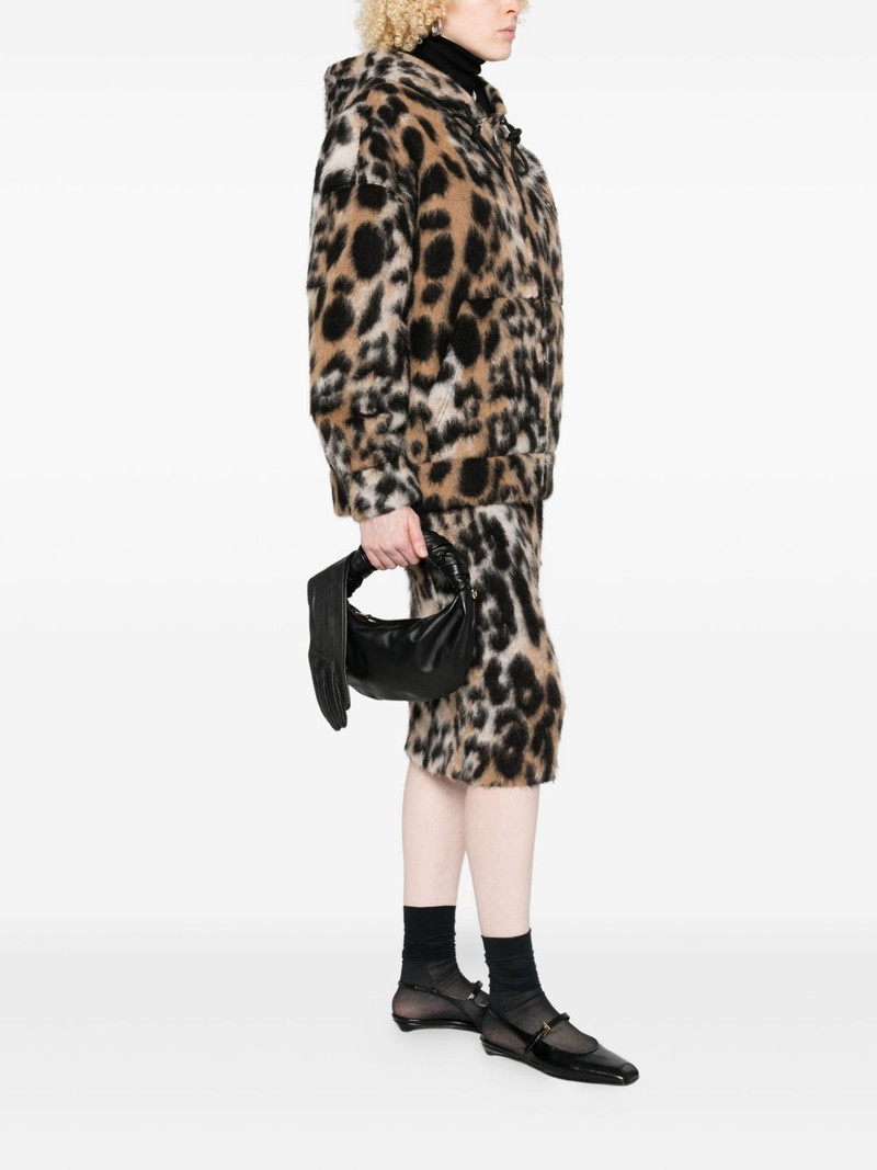 Moschino glove-handle leather tote bag outlook