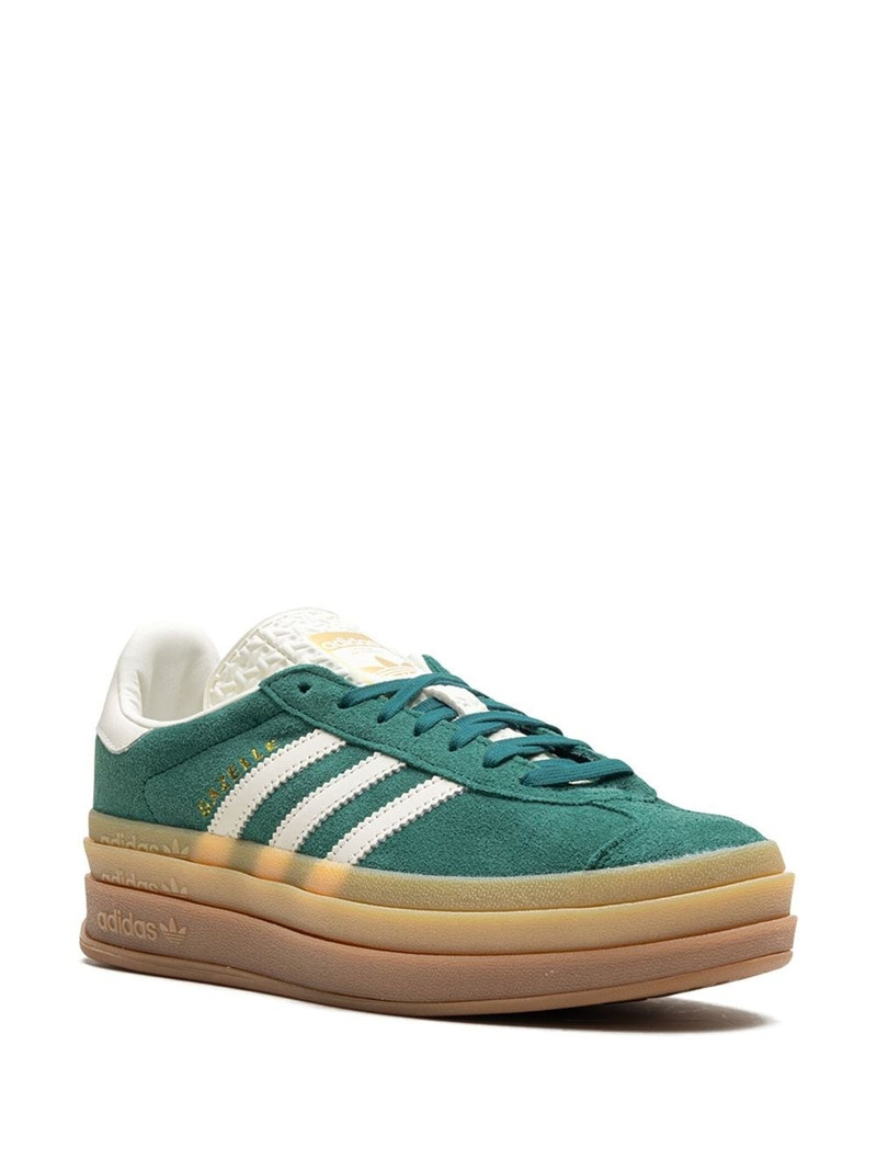 adidas Gazelle Bold "Green / White / Gold" sneakers outlook