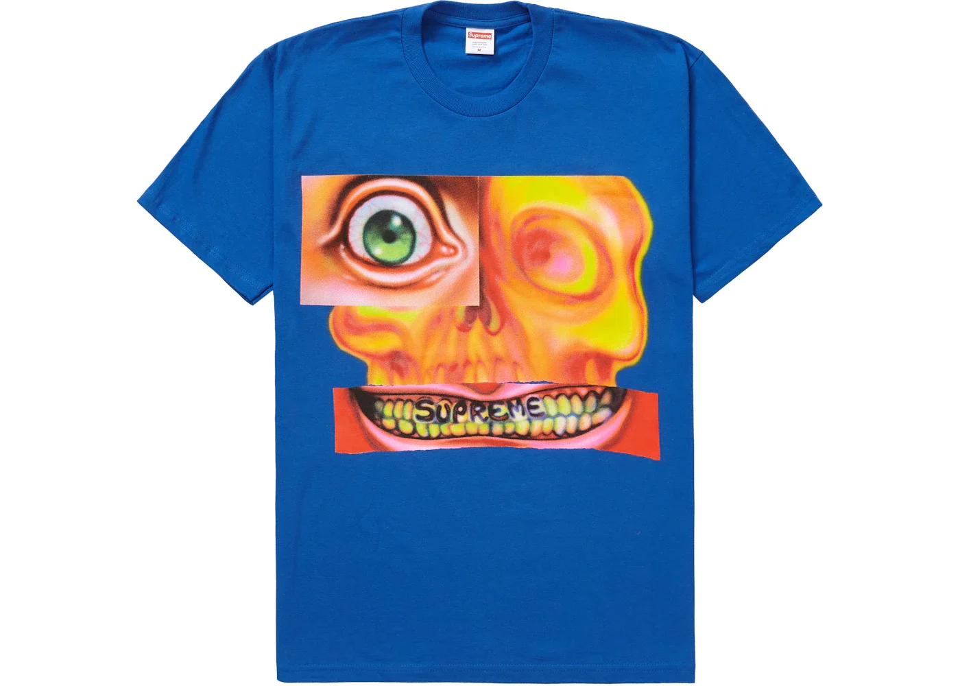 Supreme Face Tee Royal - 1