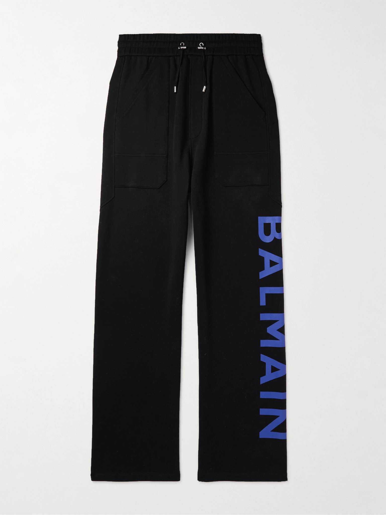 Straight-Leg Logo-Print Cotton-Jersey Sweatpants - 2