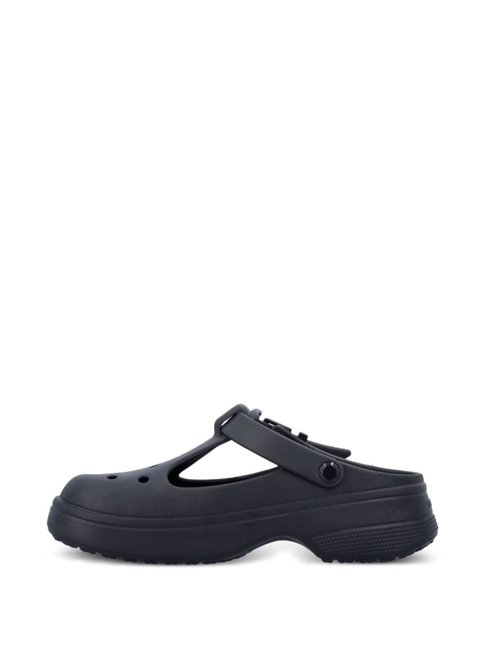 buckle-strap clogs - 4