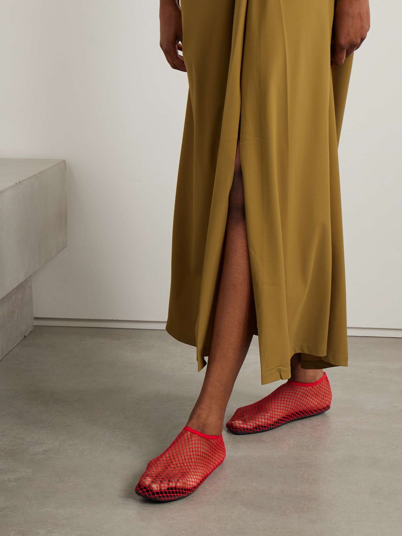 Mesh ballet flats Red - 2