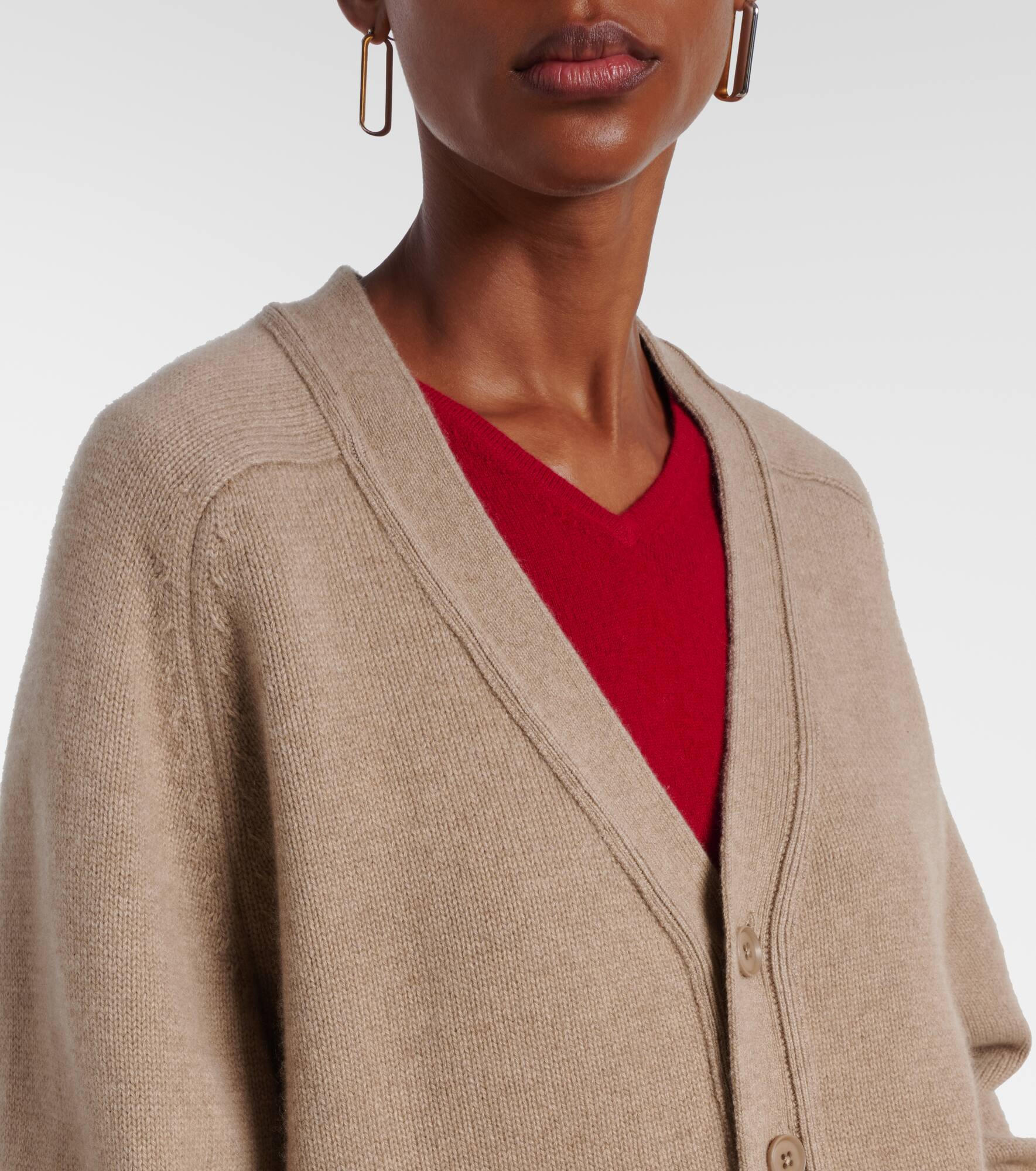 N°437 Papilli Short cashmere cardigan - 4