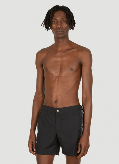 Alexander McQueen Zip Motif Swim Shorts outlook