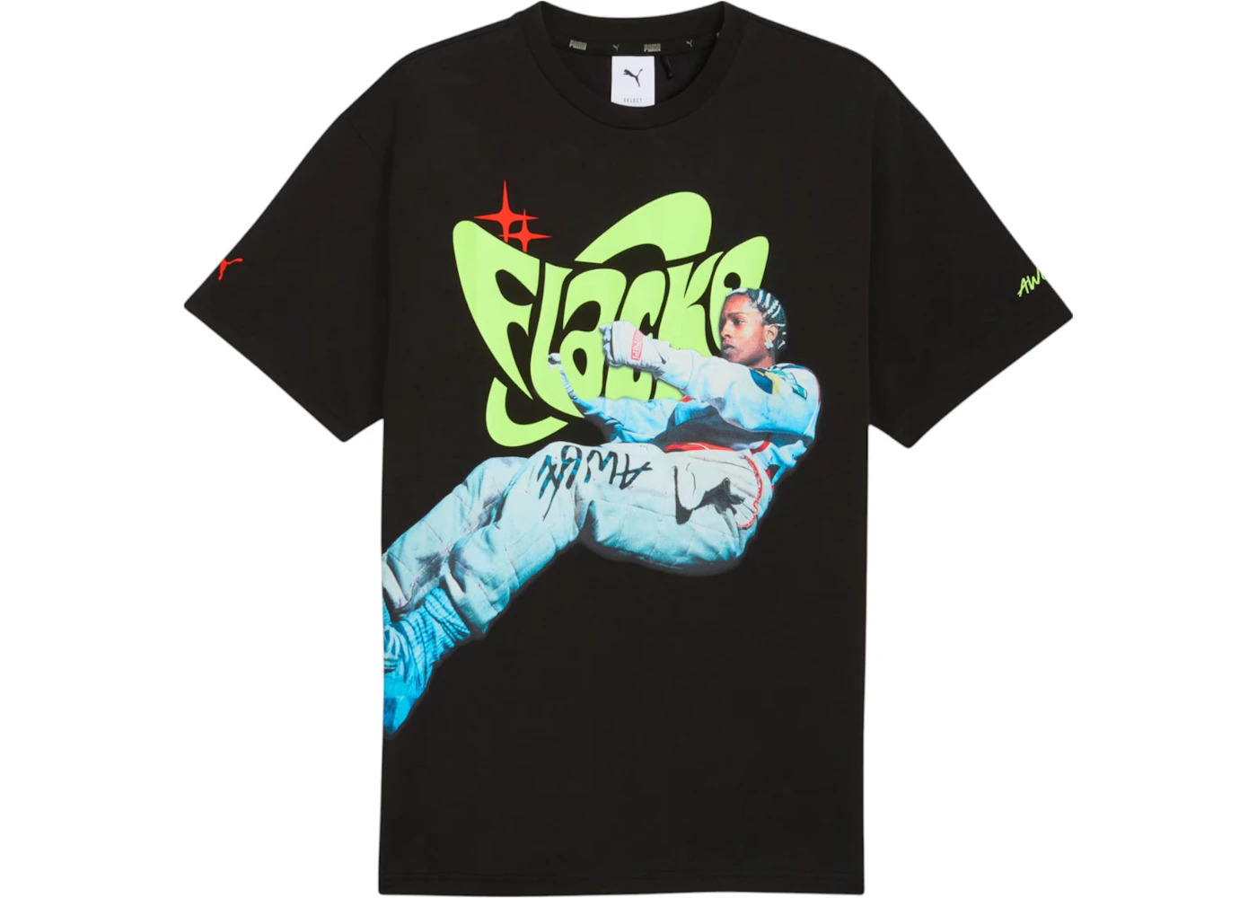 Puma x A$AP ROCKY Flacko Drive Tee Black - 1