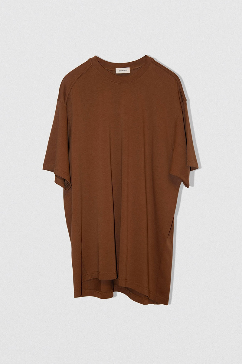 RASCAL T-SHIRT ESPRESSO LYOCELL BLEND 1