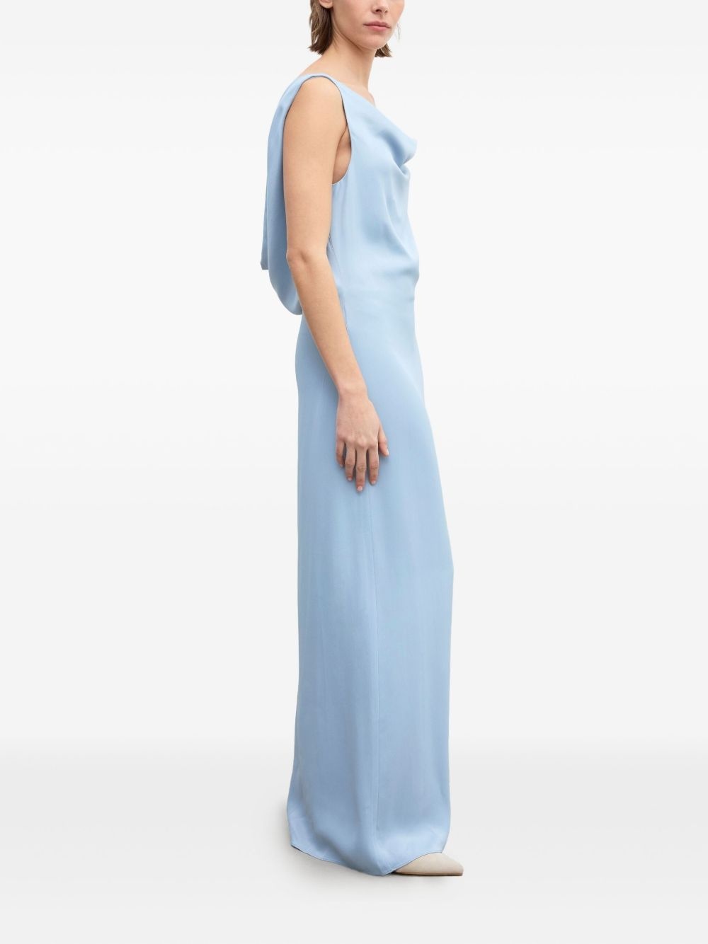 draped maxi dress - 3