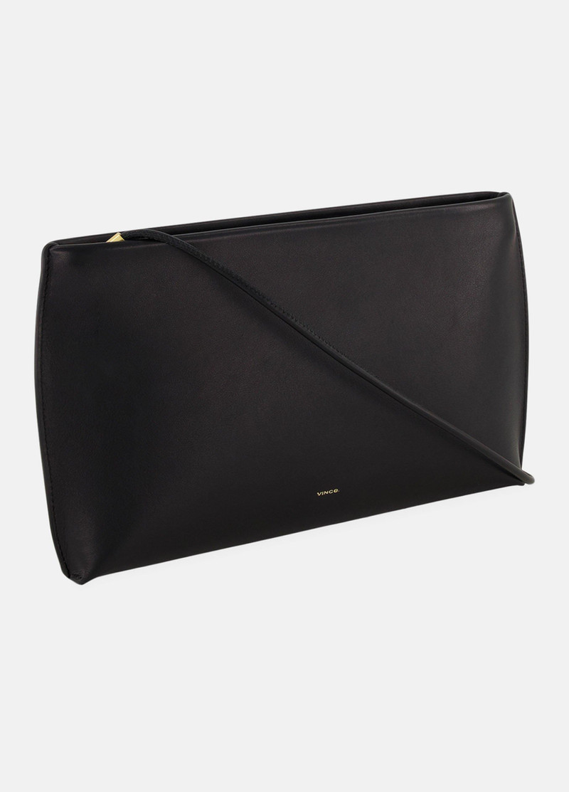 Vince Nappa Leather Zip Pouch outlook