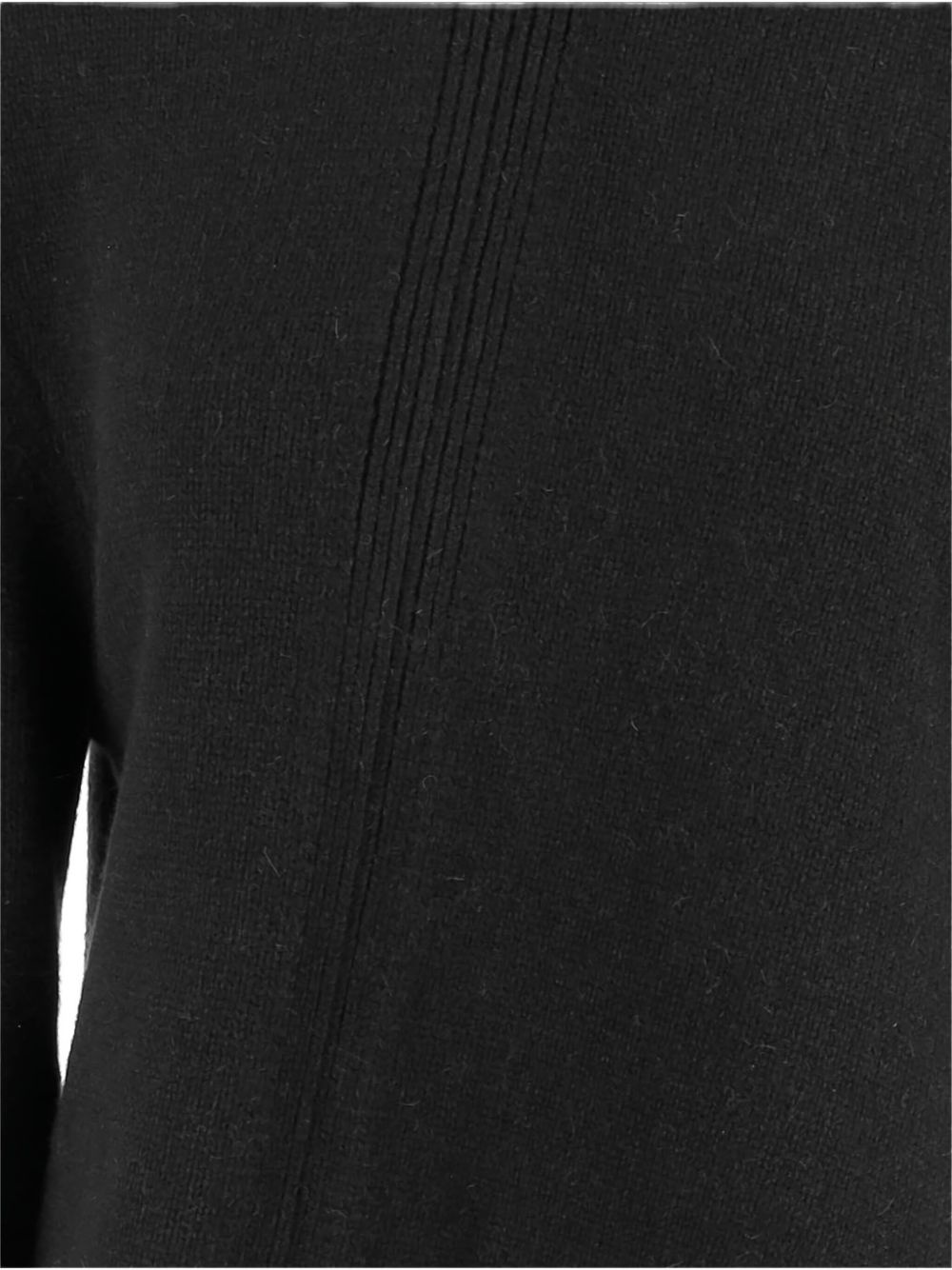 asymmetrical ribbed sweater - 3