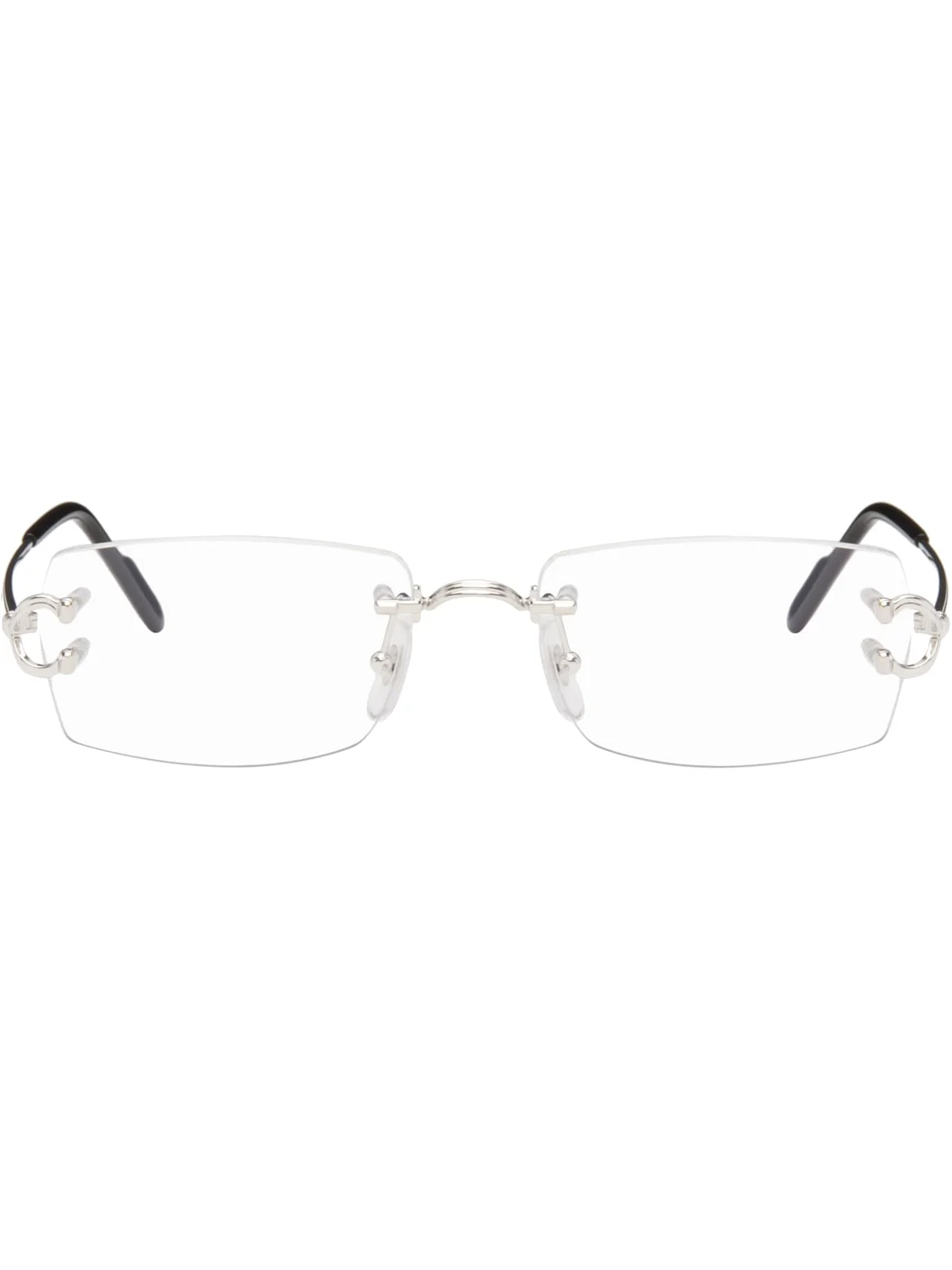Silver 'Décor C Classique de Cartier' Glasses - 1