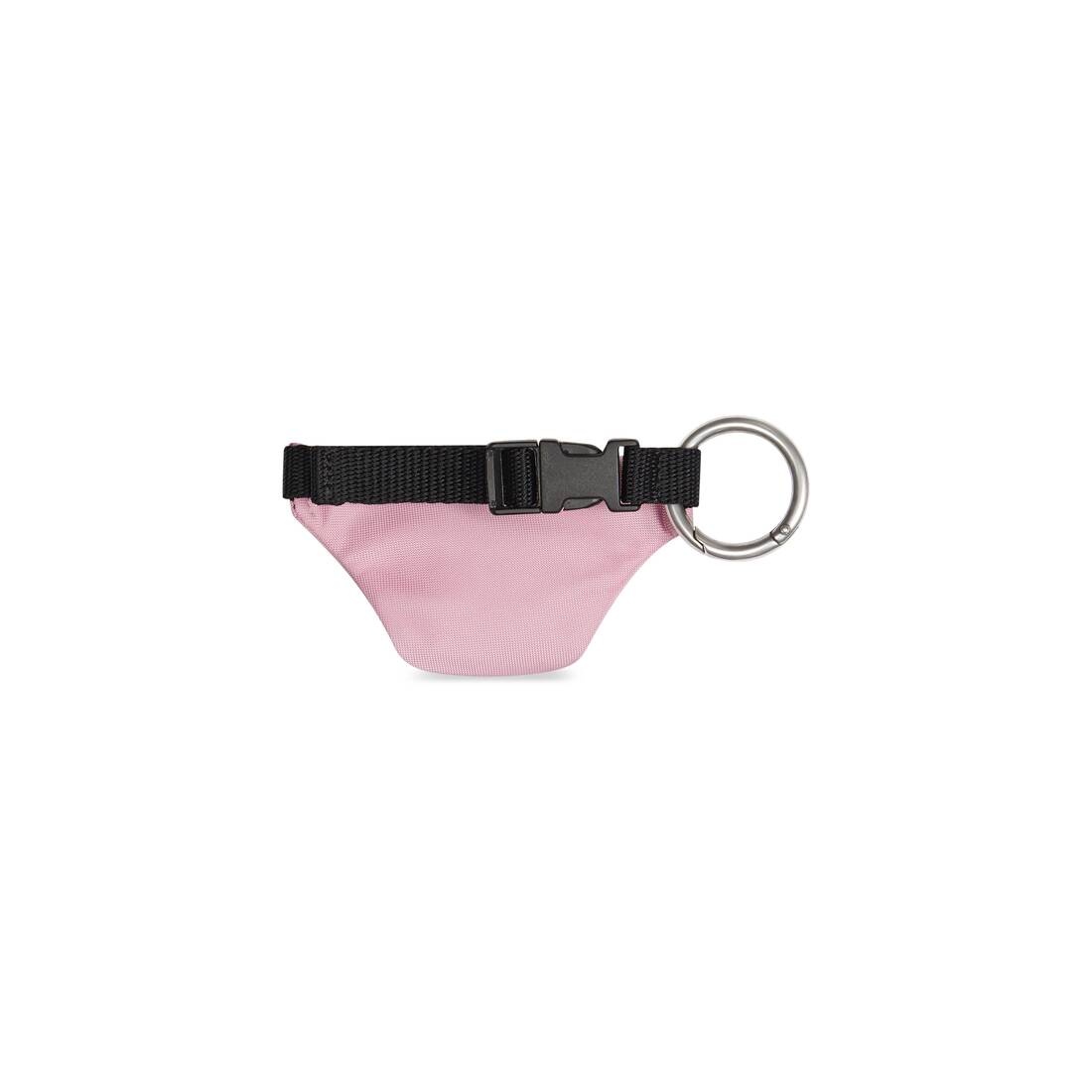 Micro Beltpack Bracelet Keychain in Pink - 2