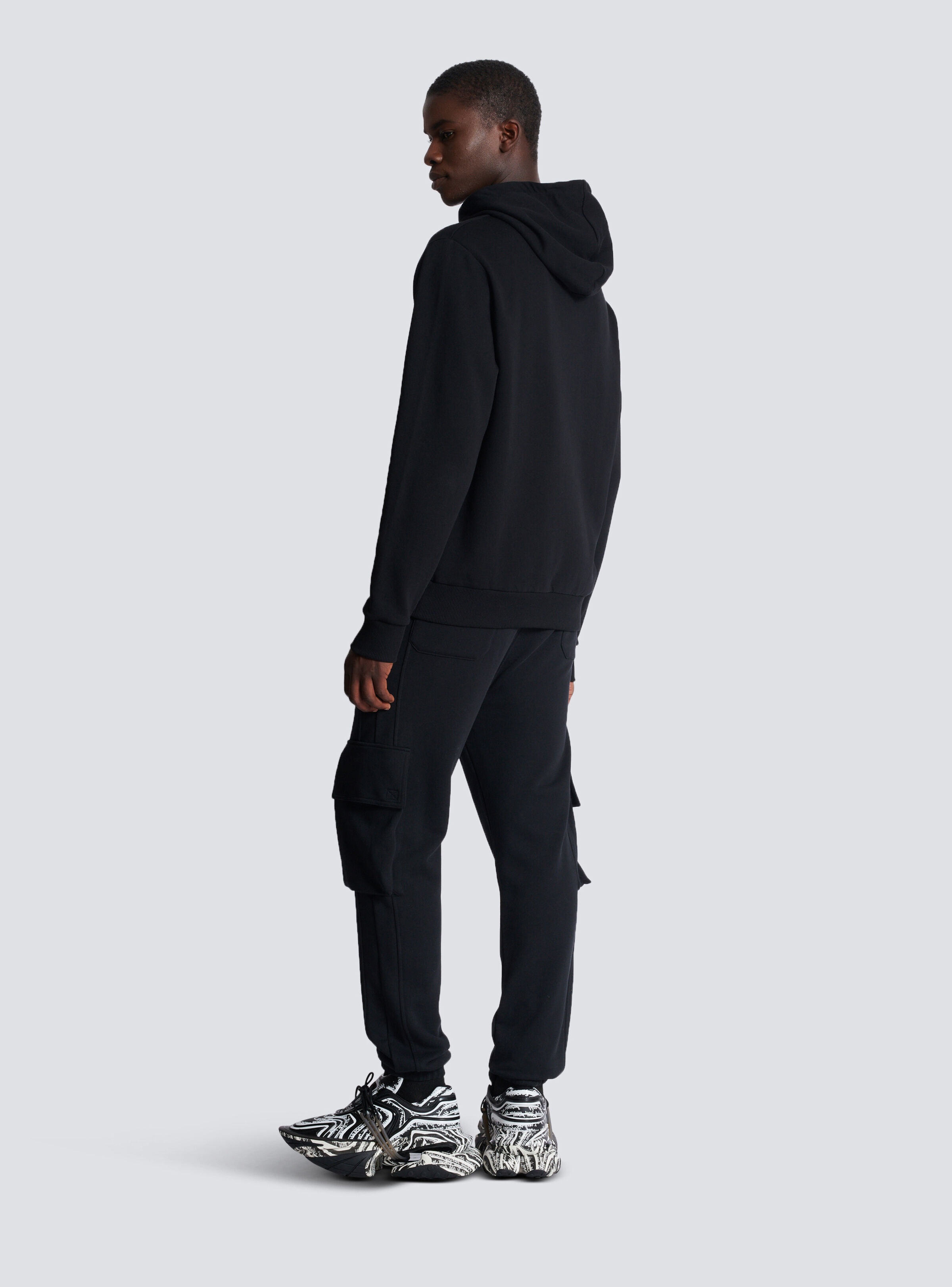 Balmain Printed Balmain Paris hoodie | REVERSIBLE