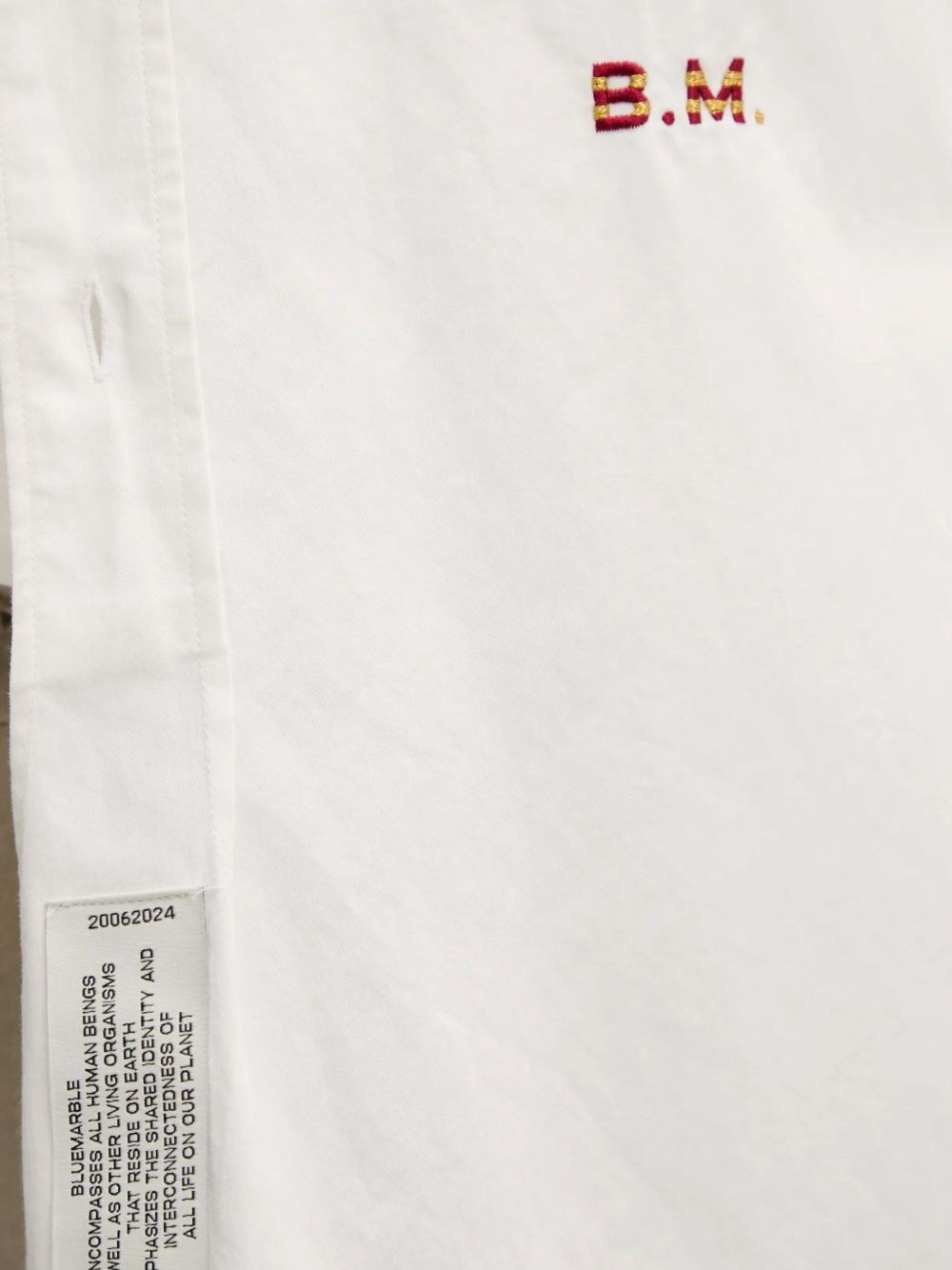 logo-embroidered shirt - 4