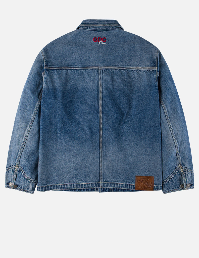 EVISU X GDC Embroidery Relax Fit Denim Jacket 4
