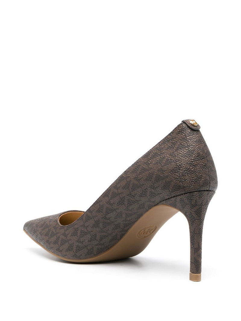 MICHAEL KORS monogram-print stiletto pumps outlook