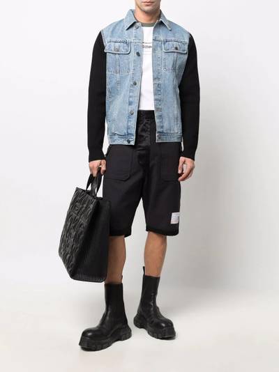 Maison MIHARAYASUHIRO logo-patch bermuda shorts outlook