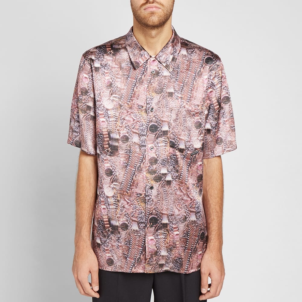 Alexander Wang Printed Short Sleeve Silk Shirt - 4