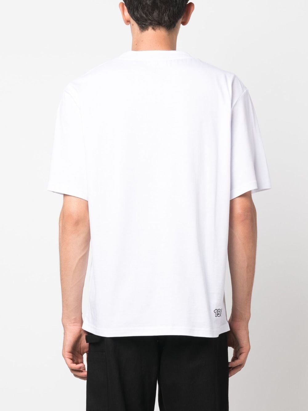 logo-print cotton T-shirt - 4