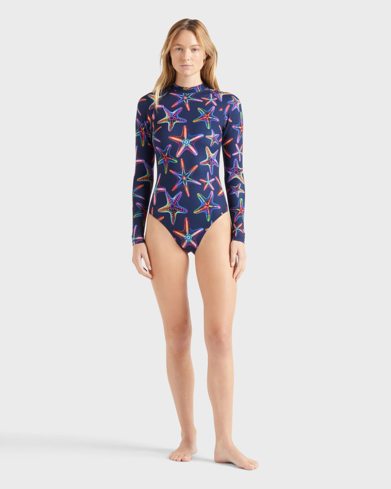 Vilebrequin Women UV Protection One-piece Rashguard Disco Stars outlook