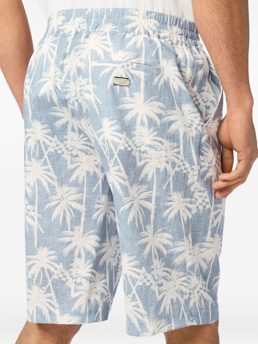 Kid Fit Chambray-print shorts - 5