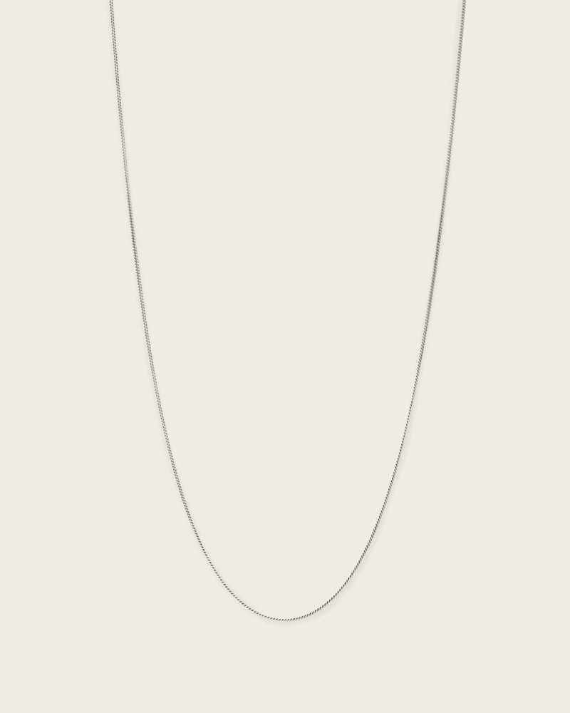 AXL STERLING SILVER LARGE CURB NECKLACE 1