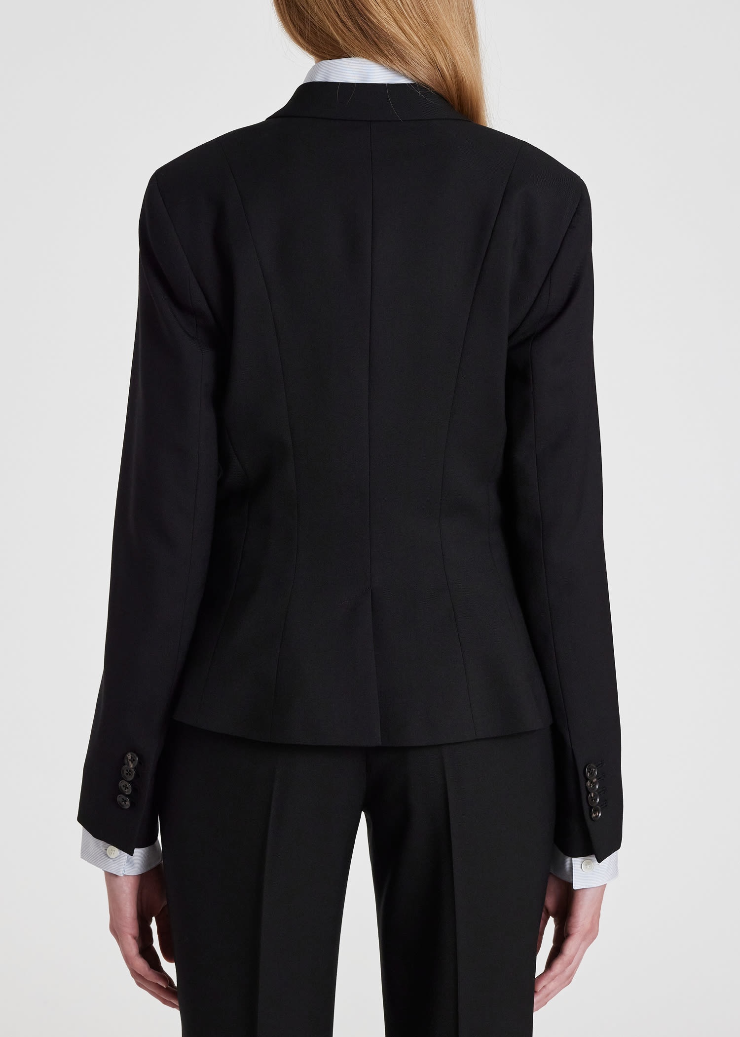Women's Slim-Fit Wool Cropped Suit - 9
